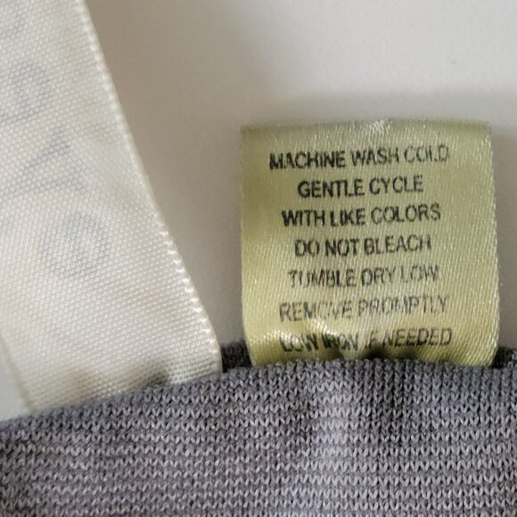 Vintage Eyeshadow Y2K Tiered Ruffled Tank Top Size Medium Gray Fairy Whimsigoth - Picture 6 of 7